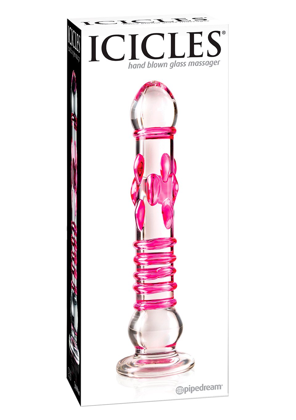 Icicles #6 Hand Blown Glass Massager