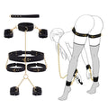 Sex Bondage BDSM Kit Restraints - UTIMI Adult Sex Toys for Couples Neck to Wrist SM Gear & Accessories Game 7PCS Sets with Adjus