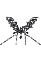 SS S&M Lace Collar with Nipple Ties