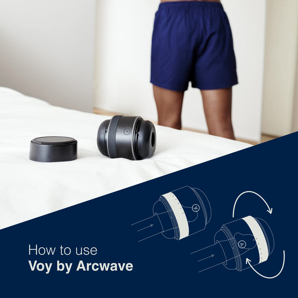 Arcwave Voy Penis Stroker For Men - Male Masturbator Toy - 8 Different Settings - Tightness Adjustment System - Waterproof - Cle