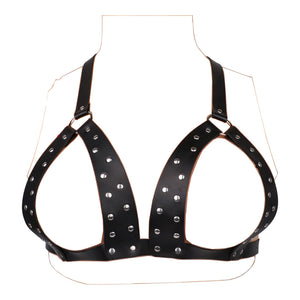 Kutocesy Sex Restraints Leather Adjustable BDSM Corset Gear & Accessories for Adult Couples Kinky Sexy Toy Role Play Game Tool (
