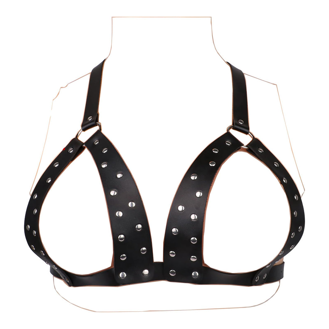 Kutocesy Sex Restraints Leather Adjustable BDSM Corset Gear & Accessories for Adult Couples Kinky Sexy Toy Role Play Game Tool (