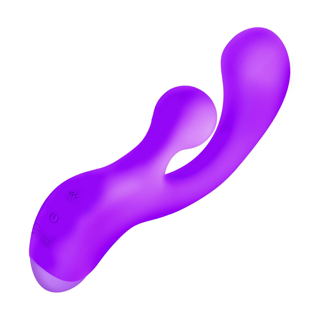 BANG! Gyro Rabbit Silicone Vibrator Purp