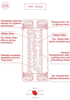 Tenga Toc-004Us Ultra-Size Pre-Lubricated Double-Hole Male Masturbator Cup With Powerful Suction