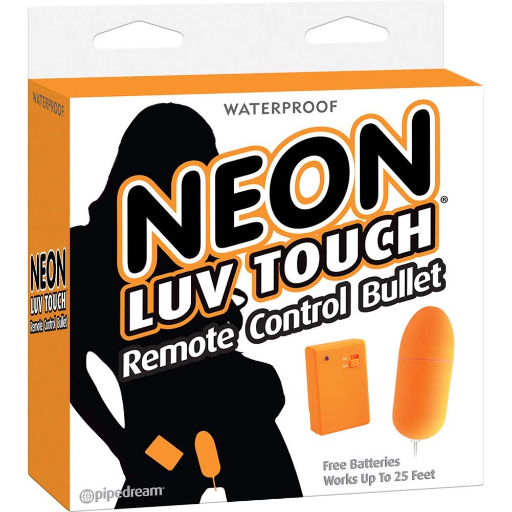 Neon Luv Touch Remote Control Bullet, Orange