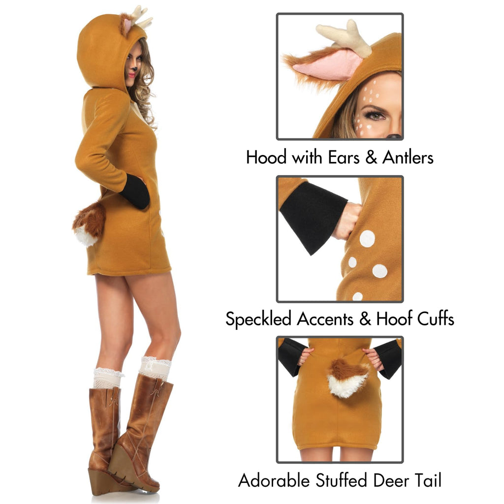 Cozy Fawn, Zipper Front Fleece