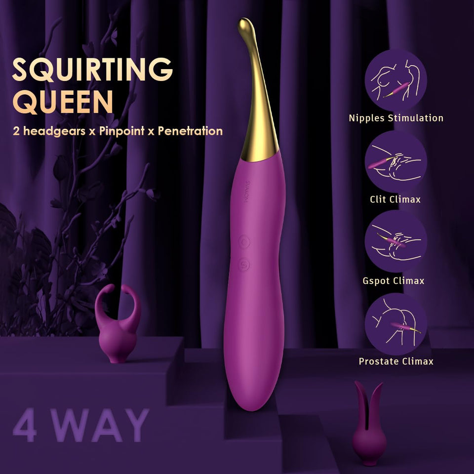 Clitoral Vibrator Sex Toys for Women - SVAKOM Female Squirting Vibrators Clit G-Spot Dildo Nipple Stimulator Anal Vibe - High Fr