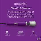 Doxy Wand Massager, Purple Xx-Large