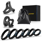 Sex Toys Penis Ring Silicone Cock Rings for Men Erection Sex, 8 Sizes Cockring Erectile Dysfunction Rings Cock Sexual Stimulatio