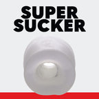 Doc Johnson The Super Sucker - Ultraskyn Adult Sucking Toy (Frost)
