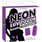 Neon Luv Touch Remote Control Bullet  Purple