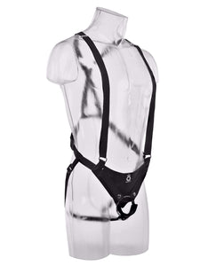 (D) King Cock 10 Hollow Strap Suspender System Tan ''
