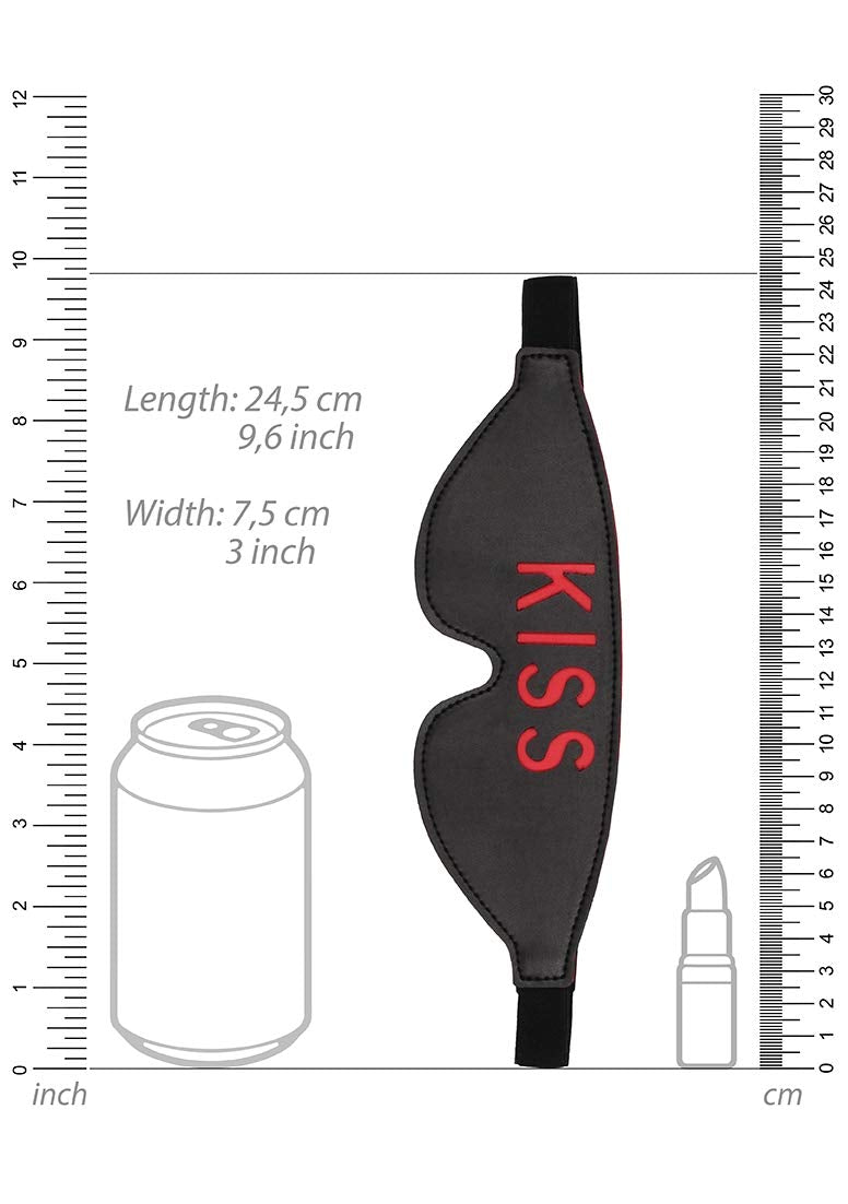 Ouch! Blindfold - KISS - Black
