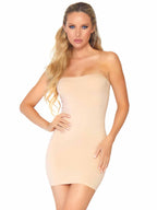 Leg Avenue Seamless Opaque Microfiber Bod Nude Color