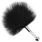 Feather Tickler Multi-Function Cosplay Feather Teaser Small Anal Plug Stainless Steel Butt Plug Skin Stimulator Restraint Kit SM