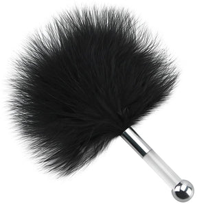 Feather Tickler Multi-Function Cosplay Feather Teaser Small Anal Plug Stainless Steel Butt Plug Skin Stimulator Restraint Kit SM
