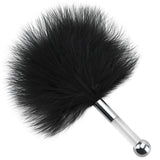 Feather Tickler Multi-Function Cosplay Feather Teaser Small Anal Plug Stainless Steel Butt Plug Skin Stimulator Restraint Kit SM