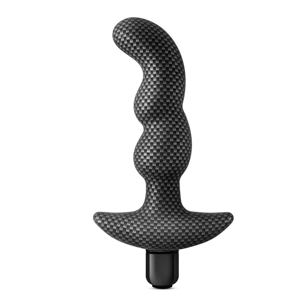 Blush Ignition Prv-02 - Vibrating Prostate Massager Anal Vibrator - Also For G Spot Pleasure - Intense Orgasms - Puria Silicone - Ultrasilk Smooth - Butt Play Sex Toy For Men, Women - Carbon Fiber