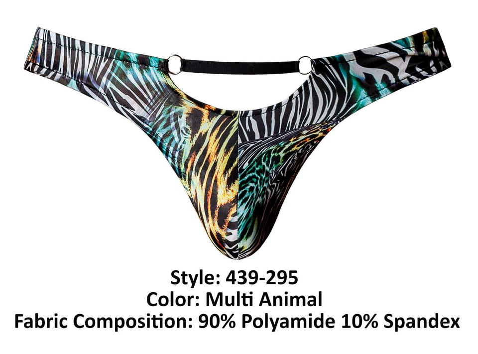 Go Wild! Thong W/Rings S/M