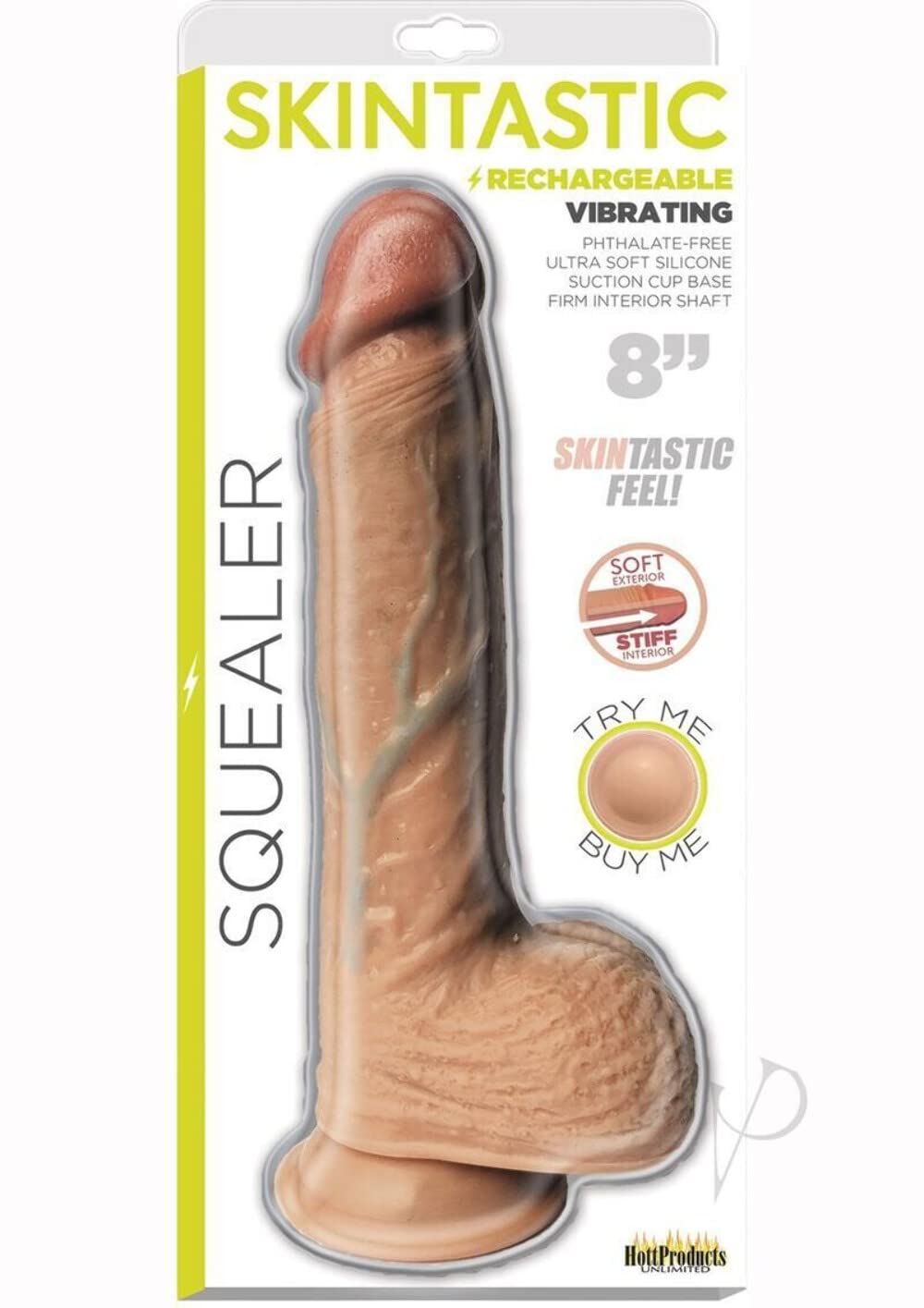 Skintastic Squealer Rechg Ultraskin 8in