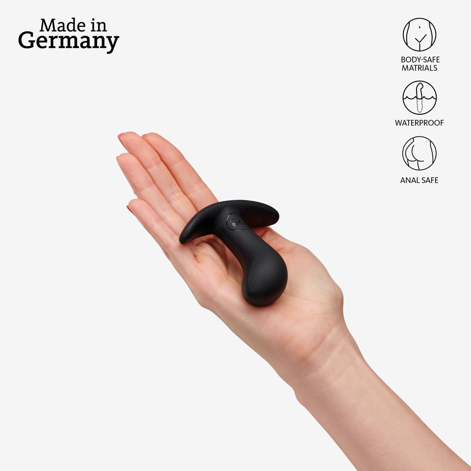Fun Factory Adult Toys  Bootie Butt Plug Sex Toy  Curved Anal Plug Adult Toy  Sex Toys For Women  Men   Couples Small Black