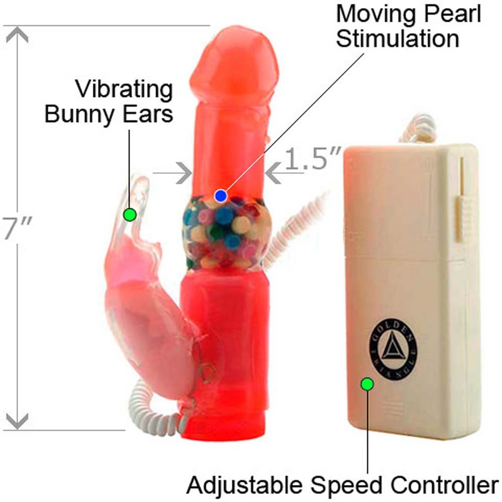 Golden Triangle Wascally Wabbit Vibrator  Squirmy