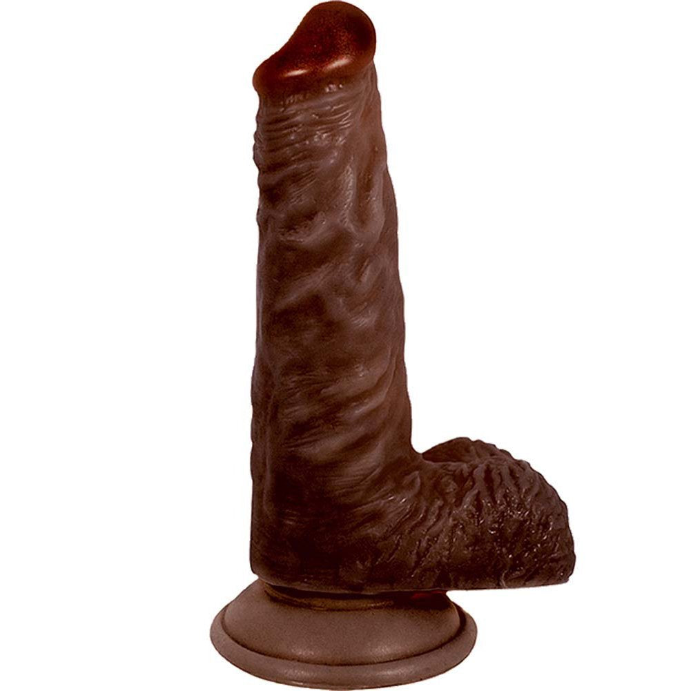 Lifelikes Black Duke Dildo, Brown, 7 Inch