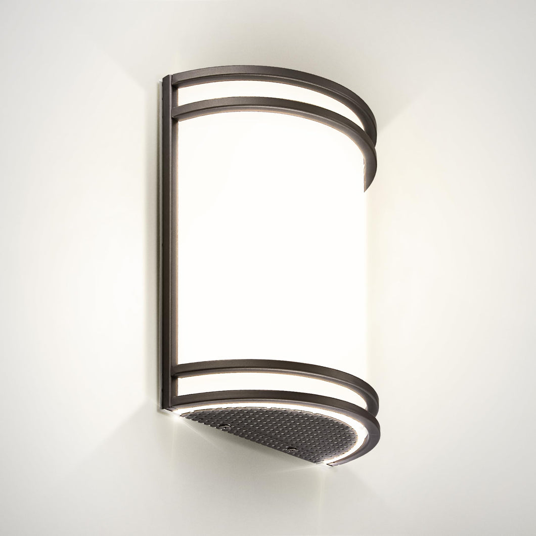 Asd Led Indoor Wall Mount Light Fixture - 10 Inch Modern Interior Oil Rubbed Bronze Wall Sconce Lighting - 3000K 4000K 5000K Adj
