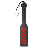 VENESUN Meow Spanking Paddle, 12.6inch Faux Leather Sex SM Toys for Adults BDSM Play, Black