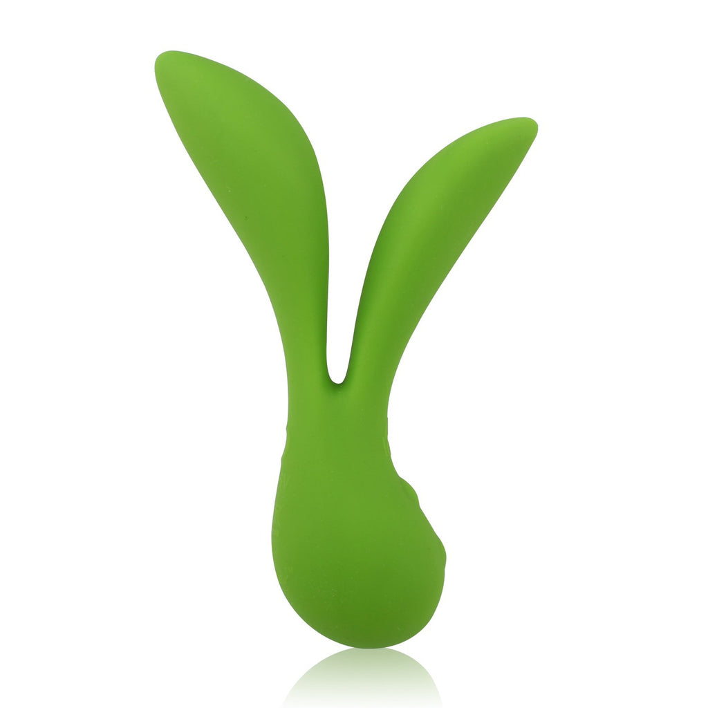 Bms Vitality By Leaf 100 Percent Natural Pleasure Vibrator, Green, 5 Inch