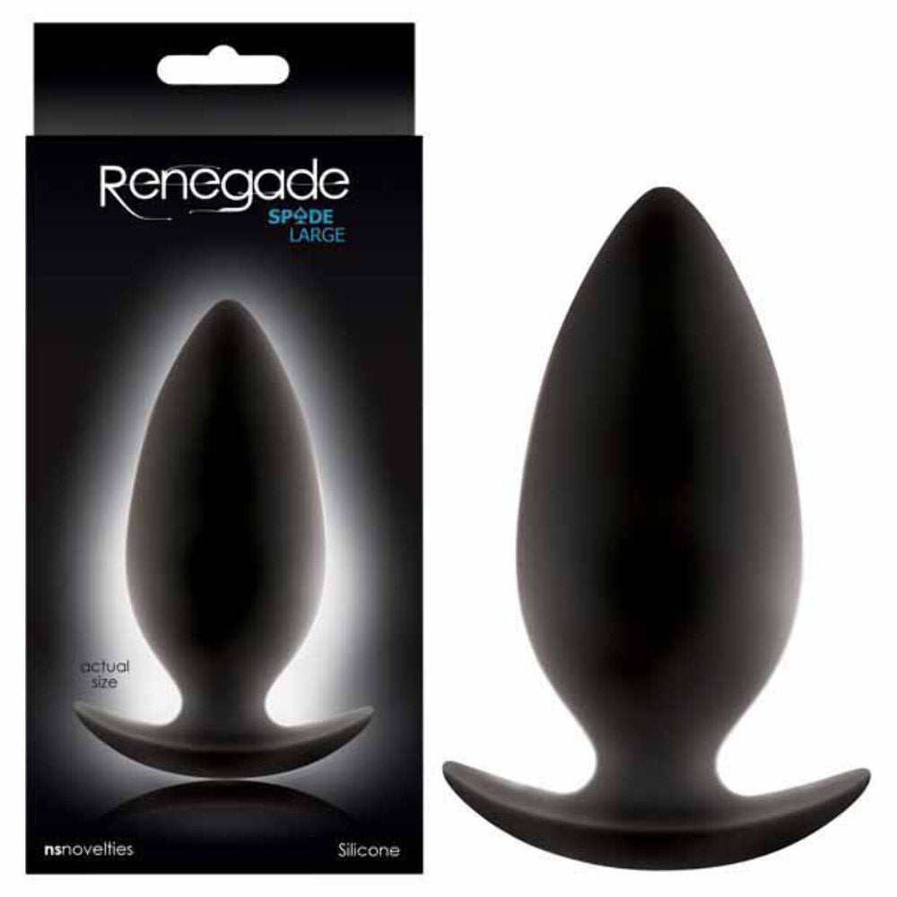 Ns Novelties Renegade Spades Plug, Large, 5.4 Ounce, Assorted (3000011922)