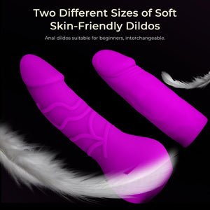 Strap On Dildo Adult Sex Toys, Wearable Strapon Harness with 2 Removeable Realistic Silicone Anal Small Dildo, Adjustable Dildo