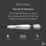 Doxy Original Ultra Powerful Sex Toys Wand Massager  Female Vibrator Wand Sex Toy  White Personal Massager For Women  Persona