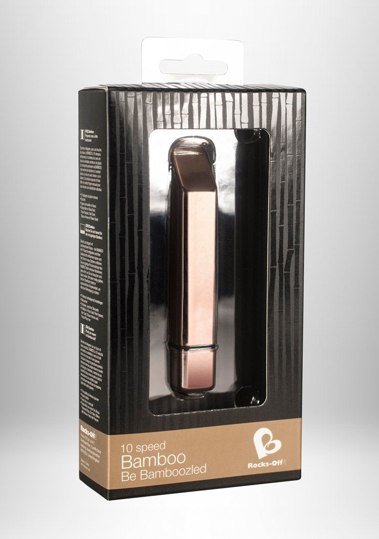 Rocks Off Bamboo Dildo, Mauve Amore, 14 Ounce