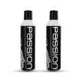 Passion Premium Silicone Lubricant Twin Pack, 16 Fl Oz - Long-Lasting, Non-Sticky Formula, Made in USA, Smooth Application for C