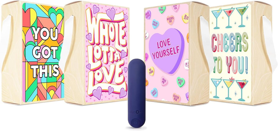 Plusone Bullet Vibrator For Women With Finger Sleeve - Mini Vibrator Made Of Body-Safe Silicone, Fully Waterproof, Usb Rechargeable - Personal Massager With 10 Vibration Settings