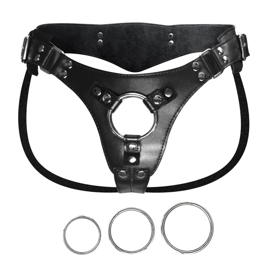 Adjustable Strap On Dildo Harness for Women and Men, Wearable Plus Size Strapon Harness Adult Sex Toys for Lesbians Gay Couples