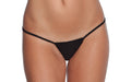 Coquette 77493: G-String Black Os