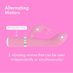 Pillow Talk Kinky Massager, Multi Speed With Swarovski Crystal Button, Usb Rechargeable (Pink)