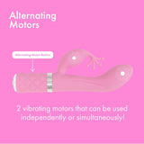 Pillow Talk Kinky Massager, Multi Speed With Swarovski Crystal Button, Usb Rechargeable (Pink)