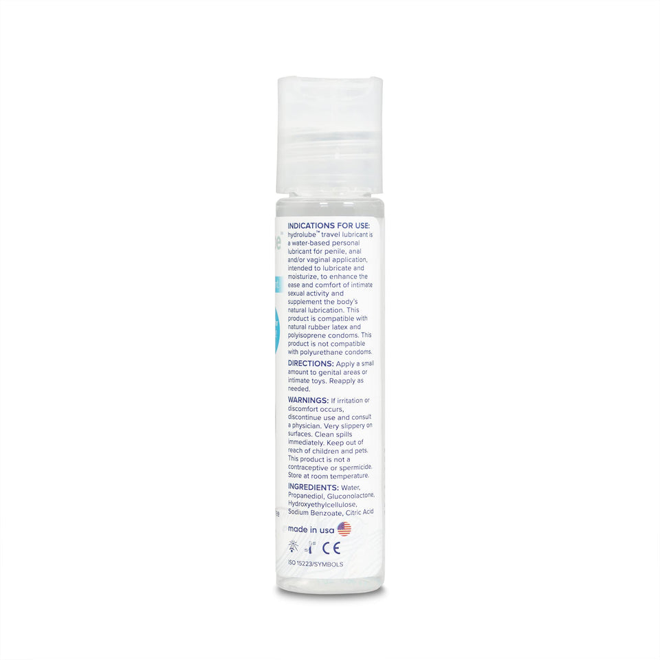 plusOne Hydrolube Personal Lubricant, Gentle, Non-Greasy, Water-Based Sex Toy Lube for Solo and Partner Play, Condom Friendly, 1