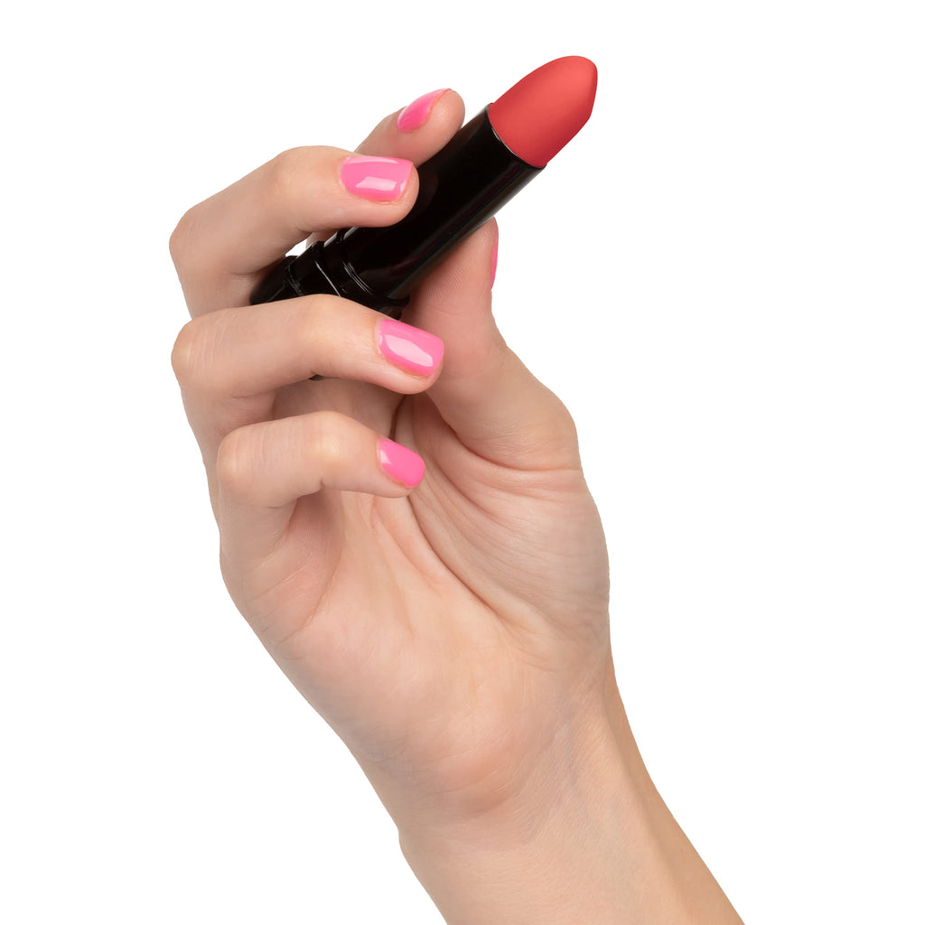 California Exotics Coco Licious Hide and Play 3.25 Inch Lipstick Silicone Vibe, Waterproof, Pink