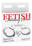 Fetish Fantasy Beginner'S Metal Cuffs, Metal