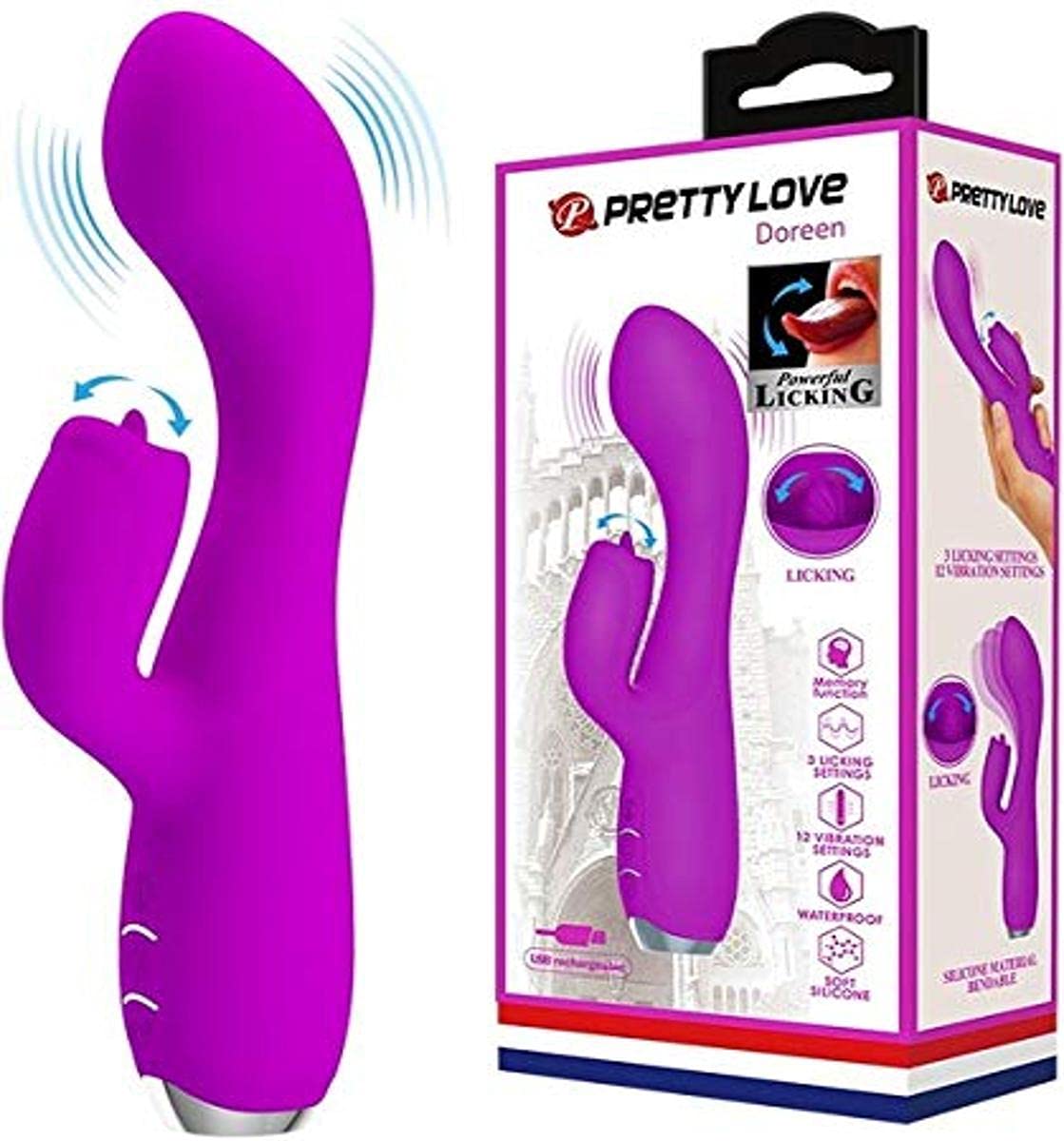 Pretty Love Gloria Licking Rabbit Fuchsia