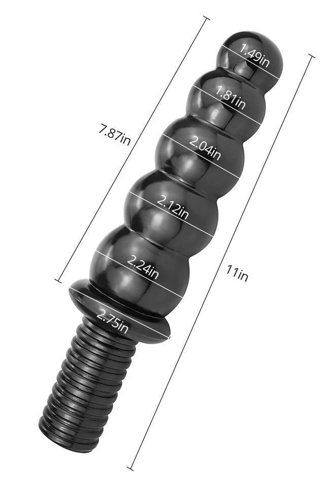 Romi Realistic Long Dildo Novelty Gourd Ultra Size Penis Artificial 5 Beads Sex Cock for Women