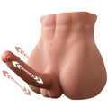 11.5LB Male Sex Doll with Auto-Telescoping Dildo, Jaspik 2 in 1 Realistic Sex Doll for Women with Huge 7.1in Cock & Tight Anal, 