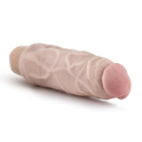 Blush Dr Skin Vibe 9 - Real Feel Realistic 7.5 Inch Long Vibrating Dildo - 2 Inch Extra Thick - Ipx7 Waterproof - Soft Body Safe
