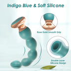Vibrating Anal Beads Butt Plug Vibrator Anal Toy for Men and Women, 10 Vibration Modes Prostate Massager Male Vibrator Remote Co