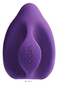 VeDO YUMI Clitoral Vibrator, Rechargeable Lay-On Adult Sex Toy for Women, Waterproof Finger Vibe, Easy Grip Handle (Purple)