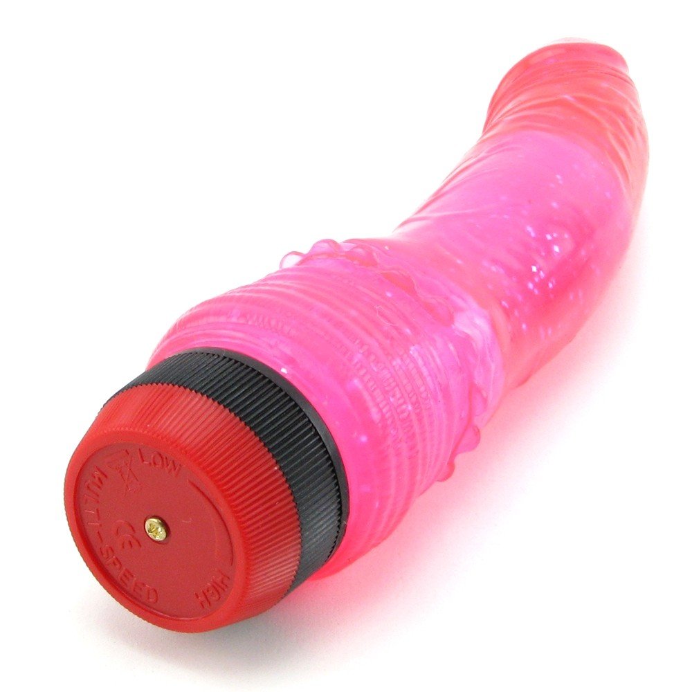 California Exotic Novelties Hot Pink Curved Penis 7